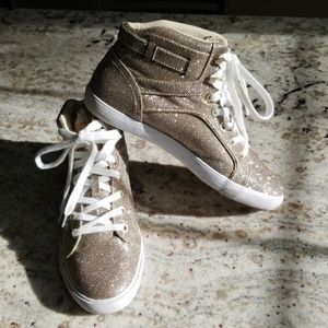 Guess golden sparkle sneakers